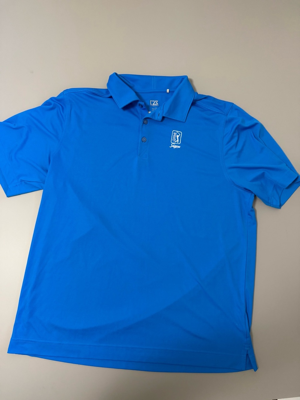 Cutter & Buck DryTec TPC Sawgrass Polo Shirt Size XL. Q4
